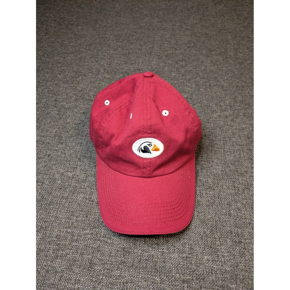 Imperial Bandon Dunes Puffin Baseball Cap Hat Red Strapback Golf Adjustable